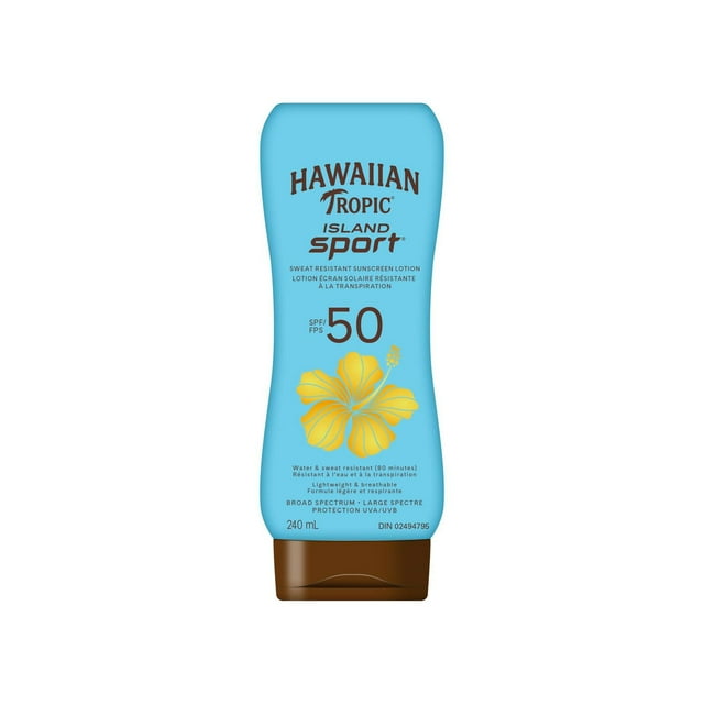 Lotion écran solaire Island Sport de marque Hawaiian Tropic, FPS 50