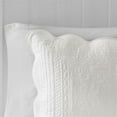 thumbnail image 5 of Home Essence Genoa 3 Piece Reversible Scalloped Edge Coverlet Set, White, King/Cal King, 5 of 6