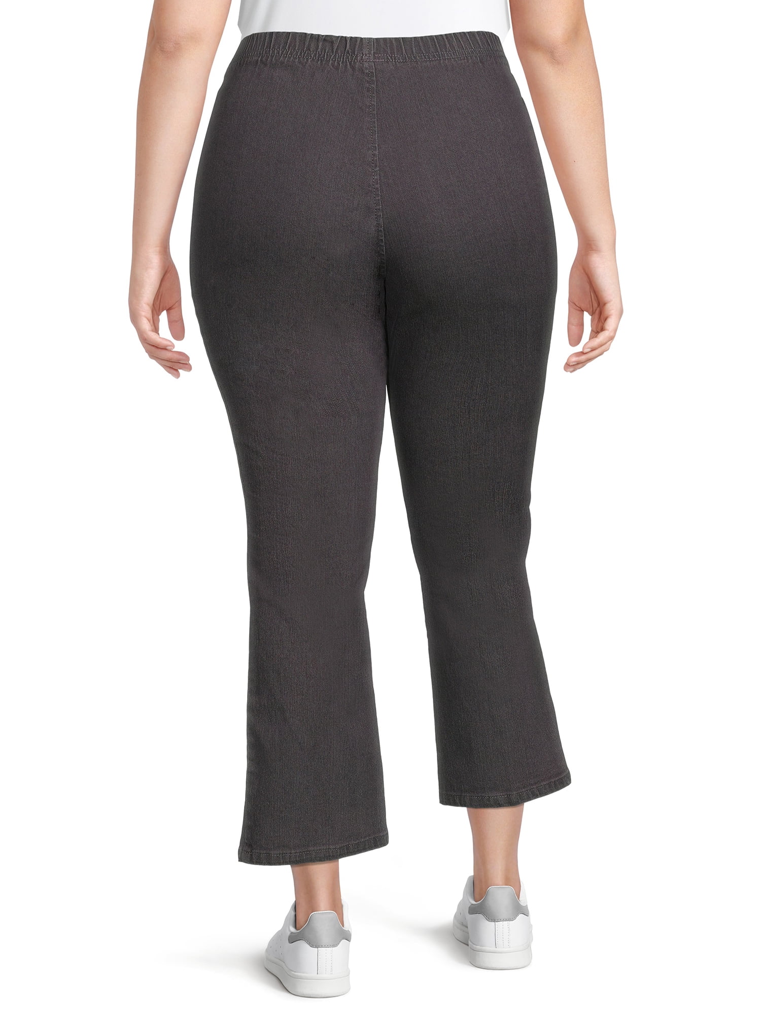 JMS Just My Size by Hanes Women’s Plus Size Pull-On Stretch Denim Bootcut Jeggings