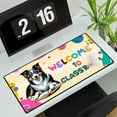 thumbnail image 3 of Welcome to Border Collie Classroom Teacher Dog Mom Desk Mat Full Keyboard Mouse Pad Borders Dog Lovers Gifts Idea Large Mousepad - 02015, 3 of 5
