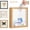 Brown, variant on Travel Adventure Archive Shadow Box Frame with Slot, 8x8in Black