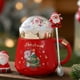 thumbnail image 5 of Tazas de café, tazas navideñas, linda taza de café navideña, regalo de Navidad para mujeres, hombres, niños, oficina y uso personal., 5 of 5