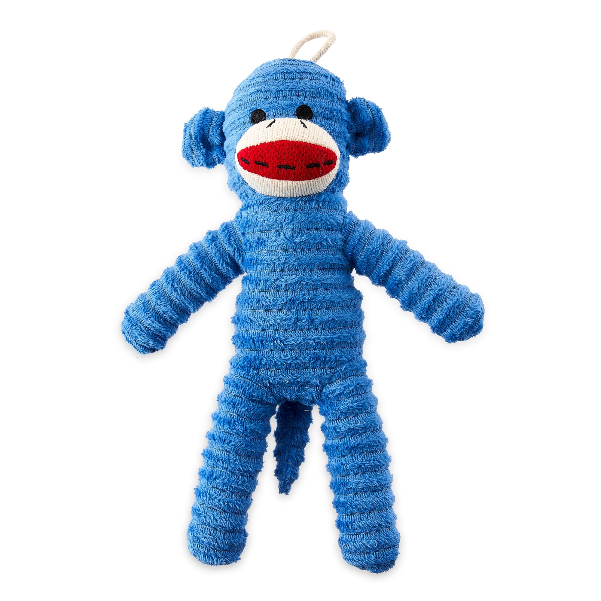 Vibrant Life Cozy Buddy Sock Monkey Dog Toy, Chew Level 3