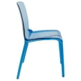 thumbnail image 3 of LeisureMod Murray Modern Dining Chair - Set of 4-Color:Transparent Blue, 3 of 7