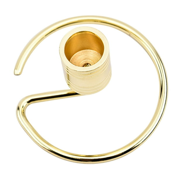 Estante de exhibición de rollos de moxa portátil, resistente al óxido, para acampar y sala de estar oro