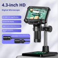 thumbnail image 2 of 4.3Inch Digital Microscope 1000X Magnification Cameras 2K Video Recorder 32G, 2 of 10