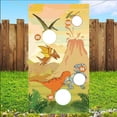 thumbnail image 4 of Dinosaur Toss Games Set Juegos de interior y exterior 75x135cm para de cumpleaños para niños niñas Hecho de decoraciones de tela de Yuyangstore juego de lanzamiento, 4 of 6
