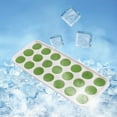 thumbnail image 4 of Clearane! Ttybhh Ice Tray, Ice Cube Tray Promotion, Ice Cube Tray Silicone Ice Cube With Removable Lid 21 Grid Ice Cube Trays Reusable for Whiskey Cocktails Stackable Flexible And Ice Cubes Green, 4 of 4