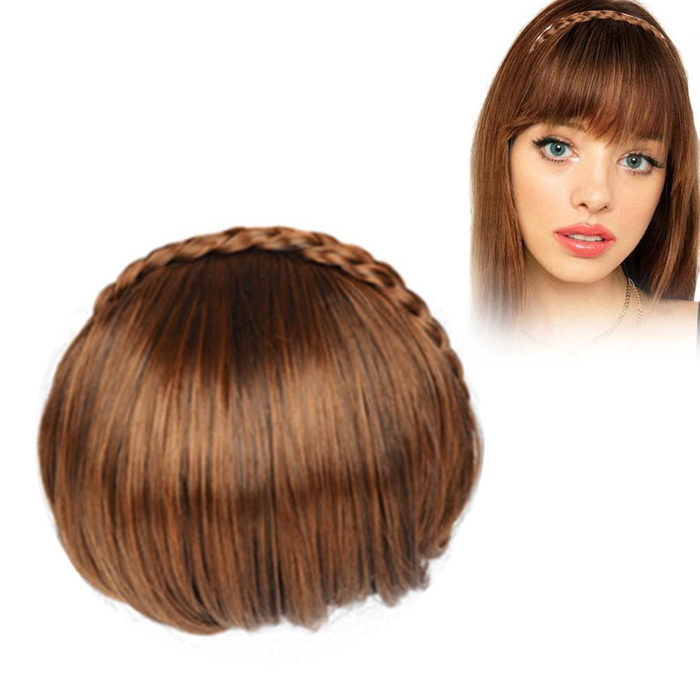 Artificial Bangs Hairpin Hair Extensions Synthetic Wig Clip in High