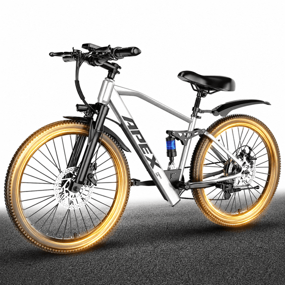 26" Electric Bike for Adults - 1200W Peak Motor, 28 MPH, 50 Mile Range, Removable 36V 13Ah Battery, 7-Speed, UL2849 Certified Commuter E-Bike