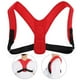 thumbnail image 5 of Corrector De Postura De Espalda Para Hombres Y Mujeres Cinturón De Soporte De Hombro Con Correas Ajustables (Rojo) Monstrate AF000331-00, 5 of 6