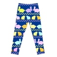 thumbnail image 5 of Girl's Pants Easter Print Leggings Athletic Casual Stretch Toddlers Kids Bottoms, 5 of 5
