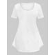 thumbnail image 3 of TAPE TIPO PLANTE PLAID TOP TOP Y TUISIÓN CONJUNTO DE TIENDO Rosegal Camisetas tallas grandes, 3 of 5