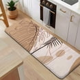 thumbnail image 5 of Brown Boho Plant Pattern Kitchen Rug Mat,Kitchen Runner Rugs Non Skid Washable,Decorative Kitchen Floor Mats for Kitchen,Sink,Laundry,17"x47.2", 5 of 7