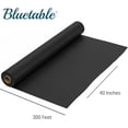 thumbnail image 2 of Table Cloth Roll Plastic - Black 40” x 300’ Feet, Disposable Tablecloth Rolls to Cover Table, Plastic Tablecloths for Covering Tables, 2 of 5
