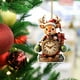 thumbnail image 1 of Adornos Colgantes Exquisitos de Acrílico, Colgante Plano de Papá Noel, Colgante para Árbol de Navidad, 1 of 5