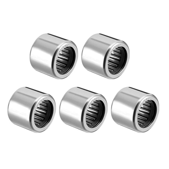 Genligt 5 Pack of HK0810 Needle Roller Bearings 8mm Bore 12mm OD 10mm Width Open End