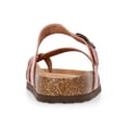 thumbnail image 3 of Time and Tru Women's Asymmetric Strap Footbed Sandals, Wide Width Available, 3 of 6