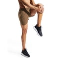 thumbnail image 4 of MIER Men's 5" Quick-Dry Running Shorts with Pockets – Lightweight Athletic Workout Shorts, Dark Brown, S, 4 of 7