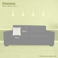 thumbnail image 3 of Majestic Home Goods Pillow 24x24 Sherpa Cream, 3 of 4