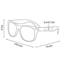 thumbnail image 4 of Paquete 300 piezas Lentes es con efecto tornasol azul 14.5 x 5, 4 of 4