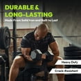 thumbnail image 6 of HANDBODE 205 lb Dumbbell Set Rubber Encased Hex Dumbbell Free Weights Dumbbells Set Home Weight Set with Rack 10 * 2/15 * 2/20 * 2/22.5 * 2/35 * 2, 6 of 9