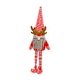 thumbnail image 3 of VOTRUDI Red Plush Antlers Rudolph,Christmas Ornaments Clearance,Long Legs Faceless Doll,Christmas Indoor Decor for Room Office Tabletop,Red, 3 of 6