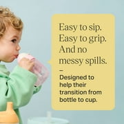 Tommee Tippee Starter Weighted Straw Baby & Toddler Cup, Spill-Proof, 6m+, 10oz, Green, 1-Pack