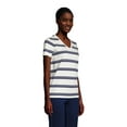 thumbnail image 3 of Lands' End Women's Relaxed Supima Cotton Short Sleeve V-Neck T-Shirt, 3 of 3