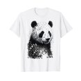 thumbnail image 1 of Cute Panda T-Shirt with Animal Print Art - Perfect for Animal Lovers, 1 of 1