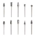 thumbnail image 3 of Juego De Fresas Giratorias Duraderas Para Tallado De Acero De Tungsteno Multiusos, 10 Uds. Vogacara TO005631-02, 3 of 7
