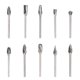 thumbnail image 3 of Juego De Fresas Giratorias Duraderas Para Tallado De Acero De Tungsteno Multiusos, 10 Uds. seitruly TO005631-02, 3 of 7