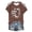 Brown, variant on HCYSFG Womens Game Day Football Graphic T Shirts Crewneck Short Sleeve Lace Up Shoulder Detail Casual Tees Relaxed Fit Classic Everyday Summer Tops