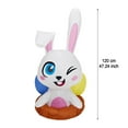 Uikceten Easter Holiday Inflatable Rabbit Outdoor Decoration Cute