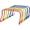 Multicolor, variant on Champion Sports Speed Hurdle – 6", Yellow – Low-Profile Hurdle for Agility & Training