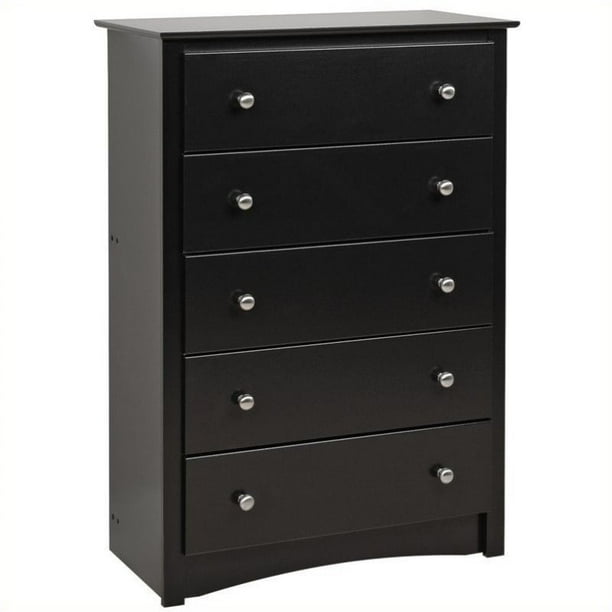 It was a good deal at only $79.00. bowery hill 5 drawer chest in black