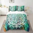 thumbnail image 2 of Erosebridal Mandala 7 Pcs Comforter Set Full Size Vintage Boho Bedding Set For Teens Bohemian Indian Tribal Bed In A Bag Sheet Set Exotic Style Decor Duvet Set, 2 of 5