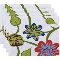 Simply Daisy 18" x 14" Tropical Floral Floral Print Placemat
