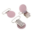thumbnail image 4 of Clips De Chupete, 20Pcs Iron Metal Round Suspender Snap Chupete Correa Holder, Accesorio Para El Bricolaje De Su Ropa, Reemplazo De Viejas Abrazaderas Hugo Chupete Clip de la liga, 4 of 7