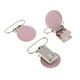 thumbnail image 3 of 10 pinzas para chupetes, pinzas para baberos, pinzas para tirantes para ropa, porta chupetes, babero Rosado, 3 of 6