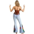 thumbnail image 3 of Patchwork Hippie Costume Women's, 3 of 4