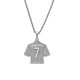 thumbnail image 1 of Collar con colgante de camiseta para hombre yuxing jersey 7 hip hop multicolor, 1 of 4
