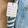 WHAMVOX 1000Pcs White Paper Price Display Tags for Clothes Shoes Hat ...