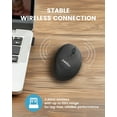 thumbnail image 2 of Perixx PERIMICE-719RX Wireless 2.4G Rechargeable Ergonomic Mouse - Duo Wired and Wireless Charging Feature - Wireless Charger Included - Black, 2 of 11