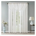 thumbnail image 6 of Sheer Embroidered Waterfall Valance White 38x46", 6 of 7