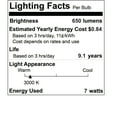 thumbnail image 2 of Bulbrite  Pack of (8) 7 Watt Dimmable Filament G25 Medium (E26) LED Bulb Milky 650 Lumens, 3000K, and 80 CRI, 2 of 5