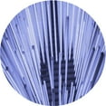 thumbnail image 1 of Ahgly Company Indoor Round Patterned Jeans Blue Area Rugs, 3' Round, 1 of 6