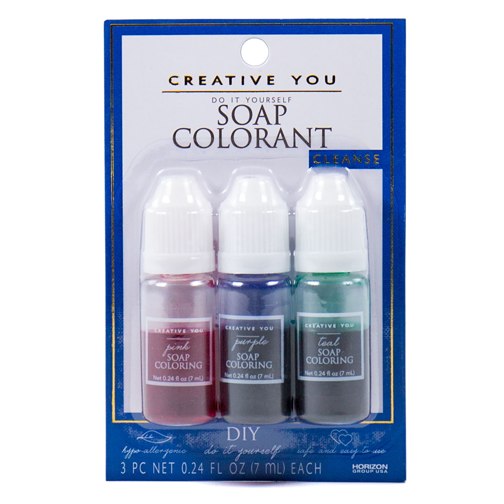 Creative You Multicolored Vibrant Soap Colorant, 3 Count