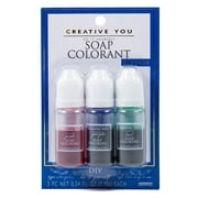 Creative You Vibrant Soap Colorant, Green, Pink and Violet, 3 Count