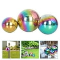 thumbnail image 3 of Tineasur Stainless Steel Gazing Globes, Reflective Garden Spheres for Outdoor Decoration (3Pcs), 3 of 6
